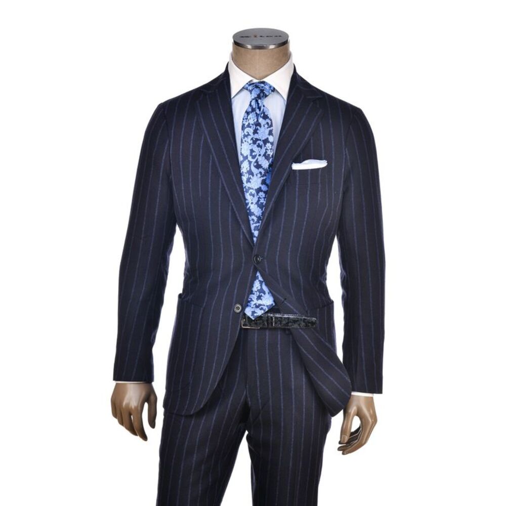 Sartorio Pinstripe Virgin-Wool Suit